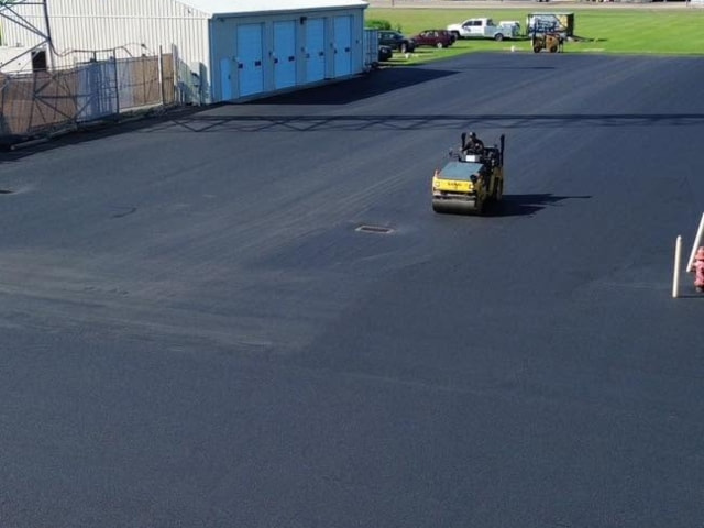 Large Paving Job Site